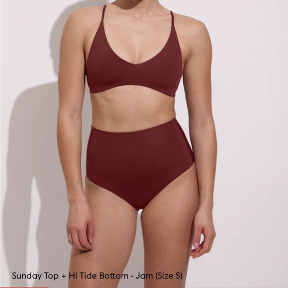 Left On Friday Women's Bikini in Deep Brown - Picture 2 of 5